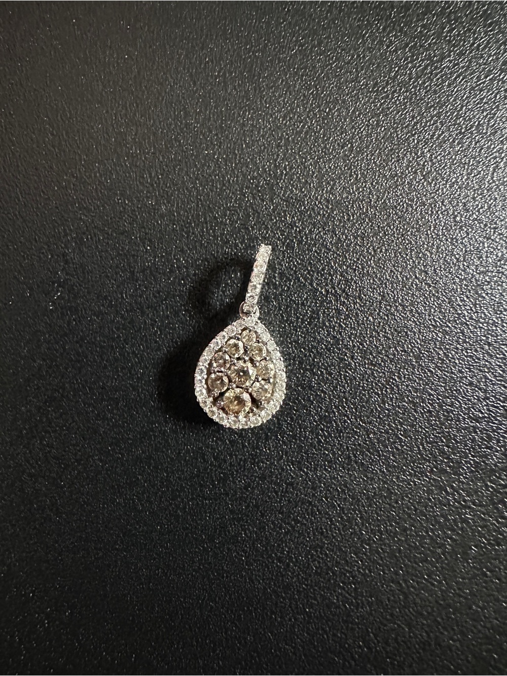 Le Vian chocolate diamond Teardrop Pendant –